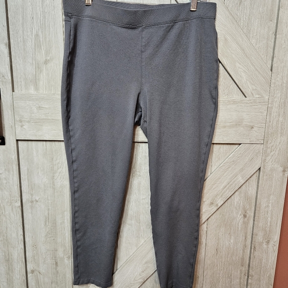 Women with Control Gray Slim-Fit Pants Size L - Picture 1 of 3
